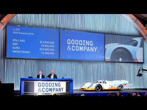 Clic Car Auctions Gooding Company Gooding Company Highlights Pebble Beach 2017