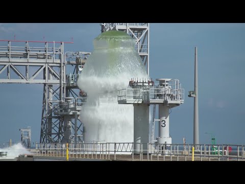 NASA pumps 450,000 gallons of water during 30 second test