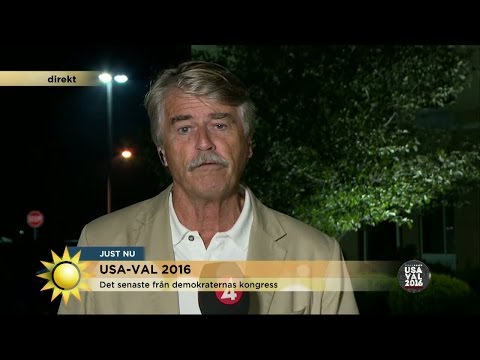 Rolf Porseryd: "Det blir Hillary Clintons absolut viktigaste tal" - Nyhetsmorgon (TV4)