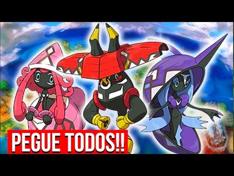 CAPTURADO TODOS OS GUARDIOES DE ALOLA #25 POKÉMON MOON