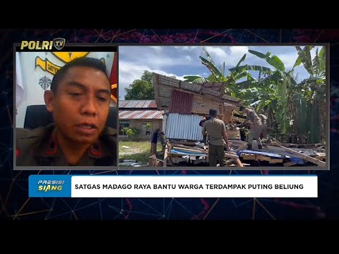 LIVE -  KOMPOL ROBI UTOMO SELAKU KAPOSKO OPS MADAGO RAYA 2025,  BANTU WARGA TERDAMPAK PUTING BELIUNG