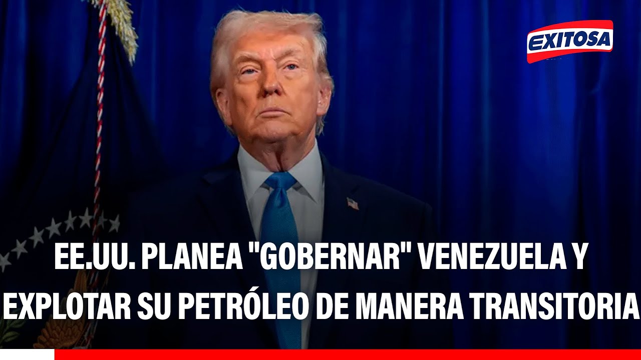 🔴🔵 EE.UU. planea "gobernar" Venezuela y explotar su petróleo de manera transitoria