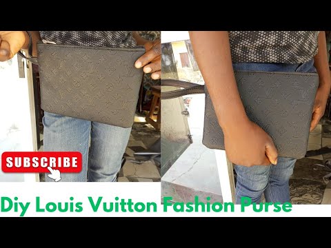 Come realizzare una borsa da uomo/Borsa Louis Vuitton fai da te per ragazzi Dandy/Borsa alla moda...