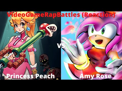 These Bars Are Straight Mean!! Princess Peach vs Amy Rose | VideoGameRapBattles | Reaction