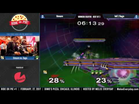 Ride or Pie 1 - InC | Sago (Marth) vs. Unsure (Fox) - SSBM - Winners Eighths