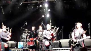 Red Hot Chilli Pipers @ Inverness Hogmanay 2010 - Flower of Scotland