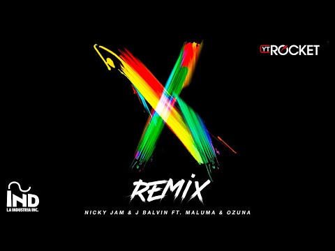 Video X (Remix) de Nicky Jam j-balvin,ozuna,maluma