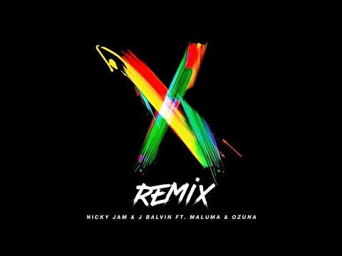 Video X (Remix) de Nicky Jam j-balvin,ozuna,maluma