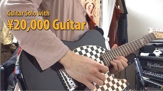 Video thumbnail for Guitar Solo with $200 Guitar / Squier Avril Lavigne Telecaster by MTD-West