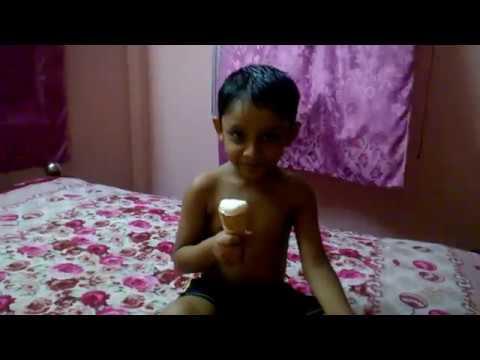 Supriyo eating Ice Cream@Sholaghar