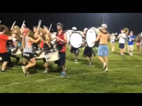 UMass Drumline 2015: Running Man (Takin' It to the Streets) - Band Camp