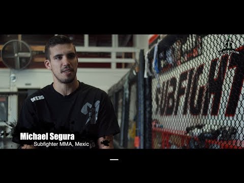 Michael Segura before Celtic Gladiator 13 Los Angeles