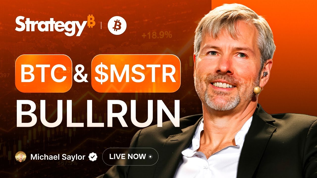 LIVE: Michael Saylor on Bitcoin Bull Run & MSTR/STRK/STRF Stocks