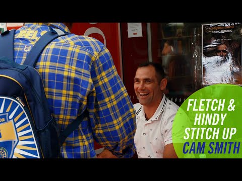 Fletch & Hindy stitch up NRL legend Cameron Smith