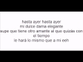 Hasta ayer marc anthony con letra