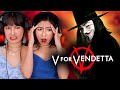 Foreign Girls React | V for Vendetta | First Time Watch