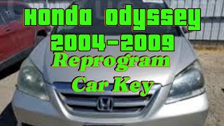 Honda Odyssey 2004-2009 All Keys Lost Programming: Easy Guide for Key Reprogramming