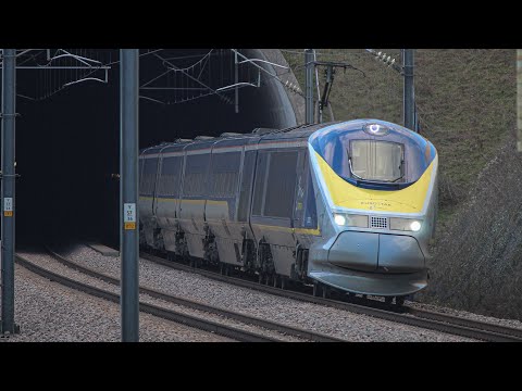 Eurostars at speed on HS1 | 21/1/2023