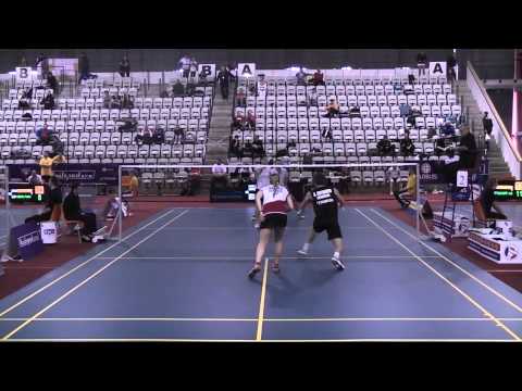 MMČR badminton 2014 XD Kasper ANTONSEN Amanda MADSEN - Gennadiy NATAROV Yuliya KAZARINOVA