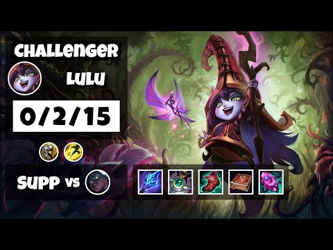 Lulu vs Senna TURKISH Challenger SUPPORT (0/2/15) - v11.8