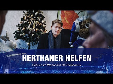 Herthaner helfen 2019 - Dennis Smarsch im Seniorenwohnhaus - Hertha BSC