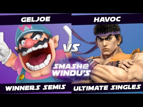 GelJoe (Wario) vs Havoc (Ryu, Ken) - Smash @ Windu's 116 - Winners Semis SSBU