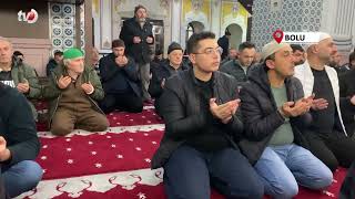 Bolu’da Regaip Kandili’nde Camiler Dolup Taştı