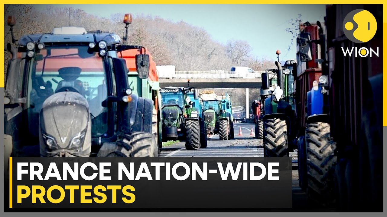 France Protests: Highway Blockades In France Over Govt's Cattle Disease Handling | WION