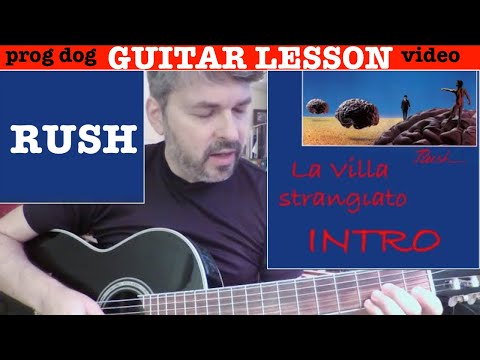 RUSH "La Villa Strangiatto" [Intro] GUITAR LESSON [Hemispheres]