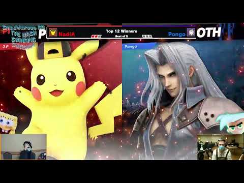 NadiA (Pikachu) vs. Pongo (Sephiroth) - Winners Quarters - Smashkatoon 54