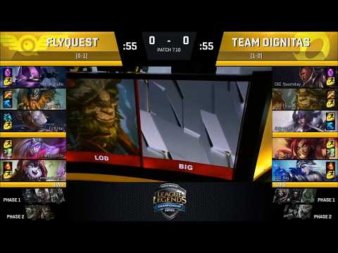 FLY vs DIG Highlights Game 1 NA LCS Summer 2017 FlyQuest vs Dignitas W1D1