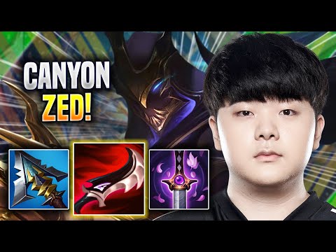 CANYON IS SO CLEAN WITH ZED! - DK Canyon Plays Zed JUNGLE vs Gragas! | Season 2022