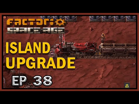 Time to Get Off the Island | FACTORIO SPACEAGE - Ep 38 #factorio #factorioletsplay #spaceage
