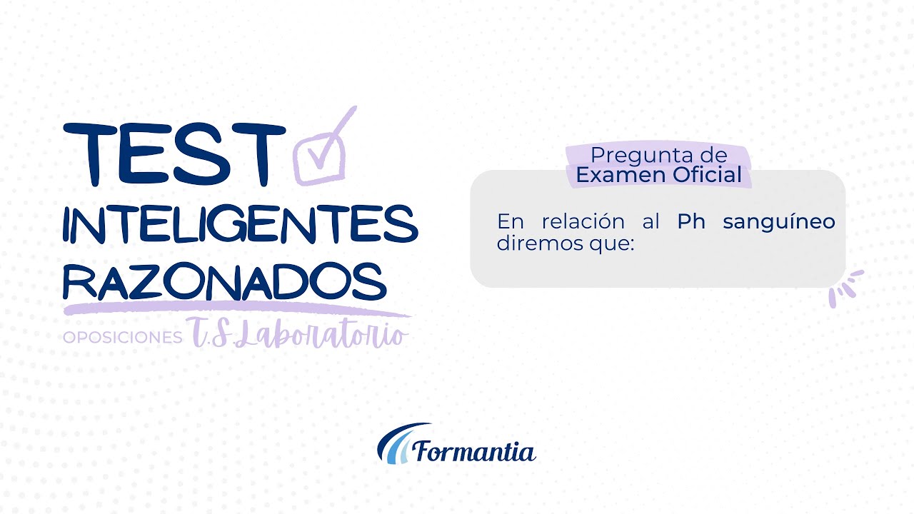 ⚪ T.S. Laboratorio - Test de Oposición - Pregunta de Examen Oficial Nº7 OPE BARBANZA 07