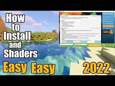 Как установить шейдеры в Minecraft Tlauncher 2024 на хинди