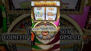 Coinflip 1250X With 50X Topslot Hits New Record| Todays Bigwin Crazytime Live #shorts #trending