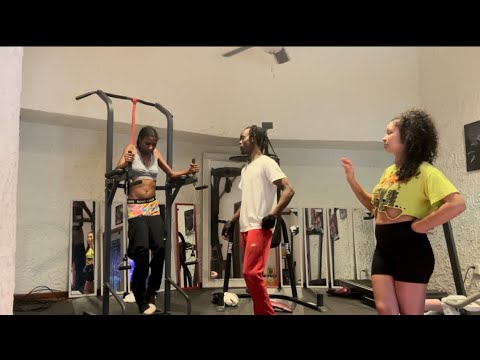 TRAINING TTG & MY BESTFRIEND IN THE SO FAMOUS GYM… (SUPER HILARIOUS)