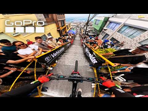 Racing Through Narrow Colombian Streets