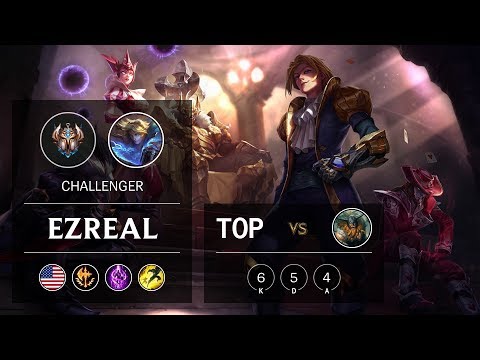Ezreal Top vs Olaf - NA Challenger Patch 9.23