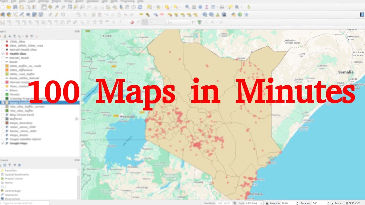 How I Create 100 Maps in Minutes Using QGIS Atlas | Full Step-by-Step Tutorial
