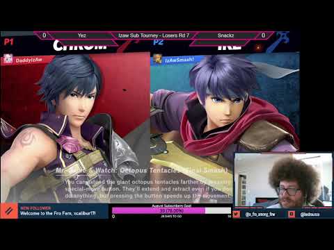 IzAw Sub Tourney 2 Losers Quarters - Snacks (Chrom) Vs. Yez (Ike) Smash Ultimate - SSBU