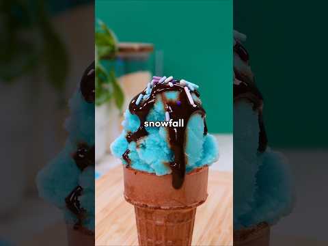 You can make ICE CREAM with SNOW?