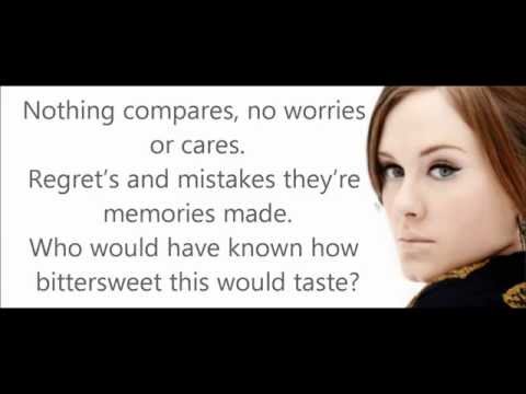 Adele-Someone Like You-Lyrics