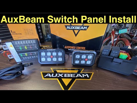 How to install an Auxbeam 6 or 8 Gang Switch Panel