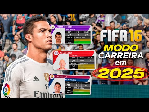 EU JOGUEI O MODO CARREIRA DO FIFA 16 DEZ ANOS DEPOIS!!
