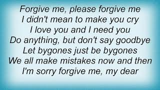 Hank Thompson - Forgive Me Lyrics
