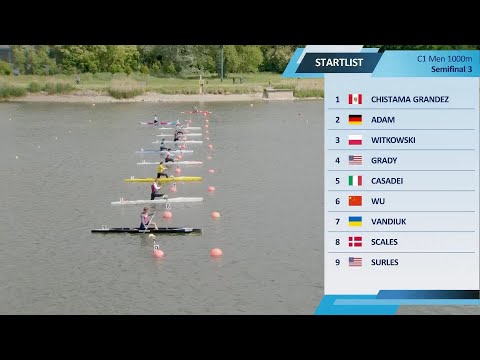 C1 Herren 1000 m Halbfinale 3 / 2025 ICF Kanu-Kajak Sprint & Paracanoe Weltcup Posen Polen