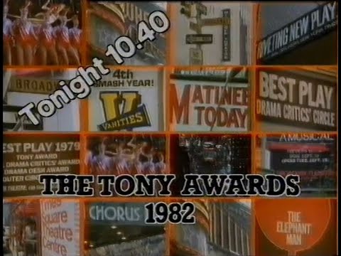 Wednesday 9th June 1982 BBC1 - The Valley Of The Gwangi - The Tony Awards - Nine O'Clock News - Rare