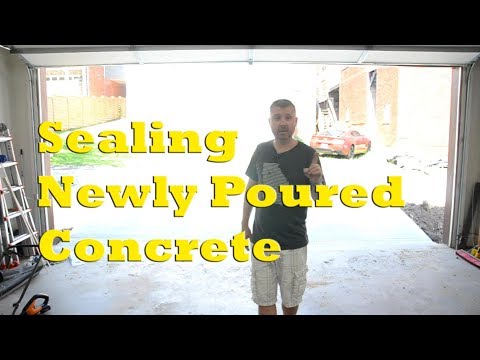 2nd YouTube video about how long after sealing concrete can you walk on it