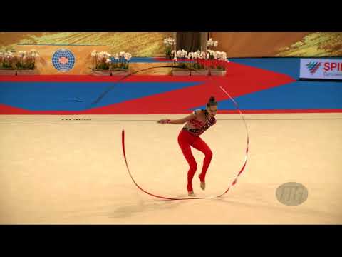 NIKOLCHENKO Vlada (UKR) - 2018 Rhythmic Worlds, Sofia (BUL) - Qualifications Ribbon